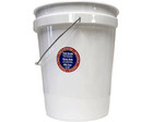  2 Pack  United Solutions 5 Gallon Round Utility Bucket  Comfort Handle  Plastic