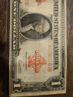 1923 Silver Certificate Horse Blanket Large Red Seal 1 Dollar Note