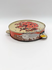 Jack-o-lantern Vintage Tin Halloween Tambourine Noisemaker U s  Metal Toy Mfg Co