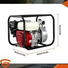 2 Inch 163cc 158gpm Heavy Duty Clean Water Pump Gasoline Engine 7 0hp 4-stroke