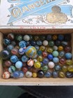 Mixed Glass Toy Marbles Lot  Machine Made  In Little Chancellor Box