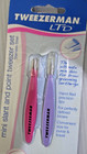 Tweezerman Mini Slant And Mini Point Combo Tweezer Set Model 4106r Nib