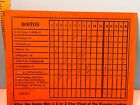 18 Aug  1937 Boston Red Sox V Philadelphia A s Program Evening Ledger Foxx