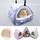 Pet Hamster House Warm Mat Guinea Pig Nest Small Animal Sleeping Bed Cartoon     