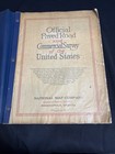 1927 Us Road Atlas National Map Co Paved Road Survey 48 States Maps Vintage