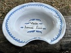 Antique 18th   19th Century French Faience Barbers Shaving Bleeding Bowl Nevers 