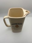 Vintage Jameson Irish Whiskey Ceramic Advertising Water Jug