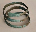 Ancient Celtic Hallstatt Coiled Bronze Bracelet 800-600 B c 