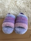 Ugg Women   s Fluff Yeah Slide Sandals Sheepskin Us 8 Cornflower Purple Slip On