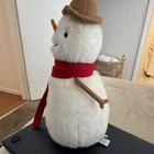 Jellycat Snowman Plush Stuffed Animal Red Scarf Brown Hat Medium 2024