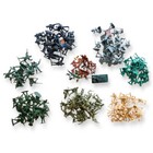 Vintage Gi Joe Storage Box Full Of Plastic Army Men Toy Soldier Mixed Lot Of 179