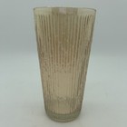 Lot Of 4 Vintage Jeanette Iridescent Marigold Tree Trunk Tumbler Glasses
