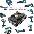 3000mah Replacement For Makita 18v Lithium Ion Battery Bl1815 Bl1815n Bl1830 Us