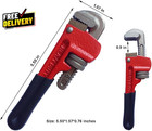 Small Pipe Wrench 6 Inch Straight Adjustable Mini Pipe Wrench Heavy Duty For    