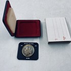 1971 Canada  1 British Columbia Silver Dollar Killer Rainbow Toning W  Case  2