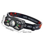 Rechargeable Headlamp Super Bright Led Head Light Forehead Flashlight Outdoor