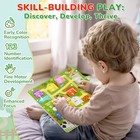 Magnetic Color   Number Maze Montessori Farm Color Matching Learning Counting   