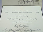 Original 1973 Lbj Ranch Envelope Lyndon B Johnson Sympathy Card