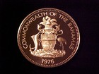 Bahamas  1 Silver Proof 1976 Conch Dollar Nice Gem Cameo