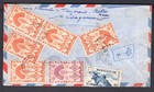 1948  Tananarive Madagascar Malagasy Multi-stamp Airmail Postal Cover  See Back