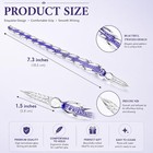 3 Pack Handmade Glass Dip Pen Set  High Borosilicate Crystal Calligraphy Glas   