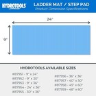 Hydrotools Protective Swimming Pool Ladder Mat And Pool Step Pads - Choose Size