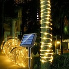 Solar Rope Lights Outdoor Waterproof 100 Led Solar Christmas Lights Garden Decor