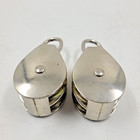 Double Pulley Boat Home Office  Pcs 2 Brass