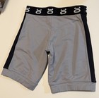 Jaco Vale Tudo Fight Shorts Mens L Grey black Mma Jiu Jitsu Grappling Stretch