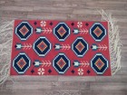 Vintage Swedish Rollakan Scandinavian Tapestry Woven Rug Wall Hanging Item 143