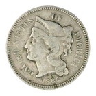 1865-1876 Nickel Three Cent Piece G vg