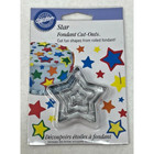 New Wilton Star Flower Fondant Cut-outs Cutters 3 Piece Set Cookie Cake Baking