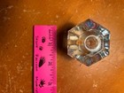 Antique Hexagonal Glass Cabinet Drawer Pull Knob Vintage Furniture Hardware