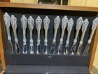 Wallace Grande Baroque Sterling Silver Flatware   64pcs