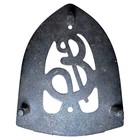 Antique Cast Iron Trivet Stand Rest Enterprise Mfg Co Monogram Es