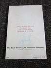 Paul Revere Insurance Collectible History Booklet 1970 Vtg Syracuse Ny Agency