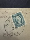 Us Confederate States Stamps On Cover And Piece 10 Cent Jefferson Davis 10c 1868