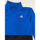 Adidas Youth Size Large 14-16 Track Jacket Blue Black Full Zip