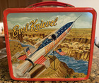 Vintage Evel Knievel 1974 Metal Lunchbox Aladdin No Thermos Lunch Box Only Retro