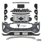 For 2023-2026 Ford Escape Front Bumper Cover Grille Assembly Kit W o Park Sensor