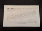 Randall S  Edwards  d  2020  Signed Index Card - Wwii Vet  Japanese Pow