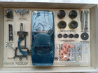 Vintage Cox 1 24 Ford Gt Slot Car Kit  9800 Blue Less Motor Nib Ultra Rare