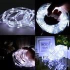 Xmas Party Garden Decor Solar String Lights Led Outdoor Waterproof 39ft White