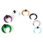 1pcs Pyrex Glass Stretching Kits Pincher Taper Buffalo Tunnels Septum Retainers