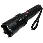Metal Military Stun Gun 980 Million Volt Rechargeable Led Flashlight   Case