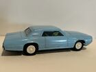 Bandai - Ford Thunderbird Bright Blue Tin Car Made In Japan
