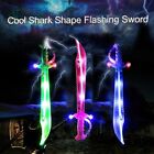 6 Psc Light Up Shark Pirate Toy Sword For Kids  15 Inch Toy Sword With Flashing