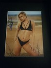 Golf Sexy Model Paige Spiranac Signed Autographed Matted Photo Auto Coa Maxim   