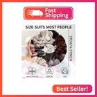 Zewurtuw Luxury Shower Cap Adjustable Reusable Double Waterproof Layer Elastic S