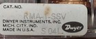 Dwyer Rma-1-ssv Flow Meter 2  Scale 0 05-5 Scfh Air